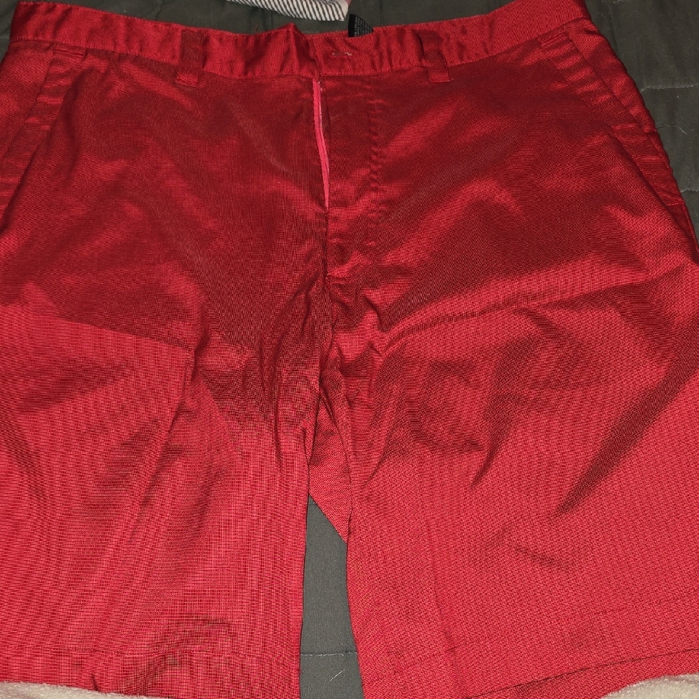Callaway Men's Bright Red Flat Front Shorts